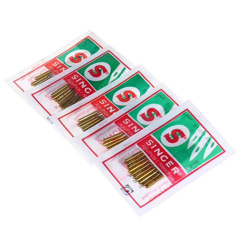 50pcs Mix Size Singer Needles Sewing Needle Leather Needle Domestic Machine Sewing Needle Crafts Sewing Needle Home Supplies 