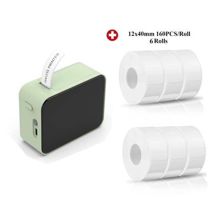 MarkLife P15 Mini Portable Thermal Printer Wireless Bluetooth-compatible Label Tag for Home Office Labeling Sticker Machine -