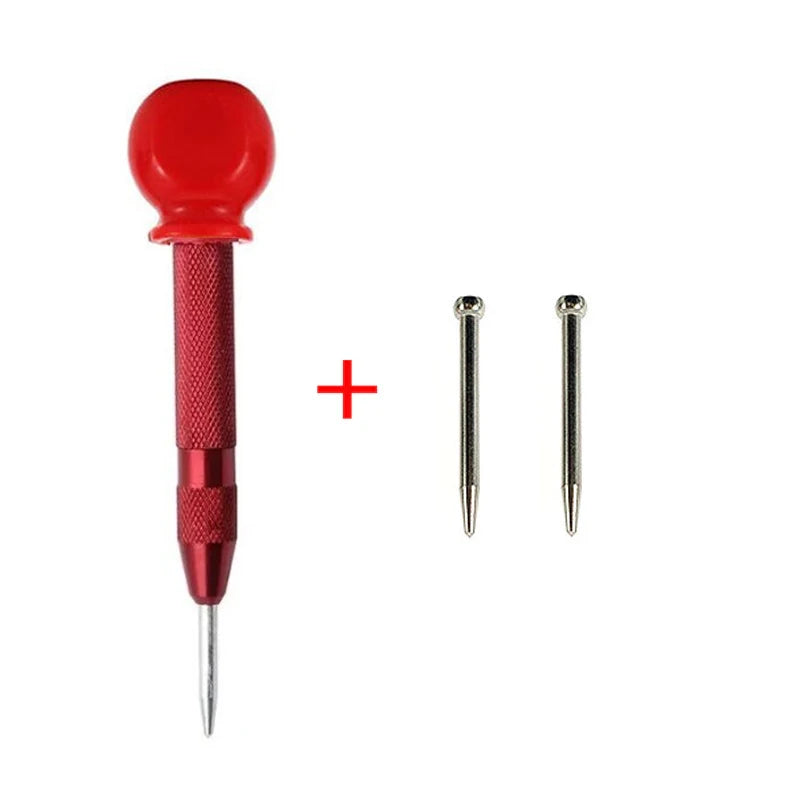 Automatic Centre Punch General Woodworking Metal Drill Adjustable Spring Loaded Automatic Punch Hand Tools for Metal Wood Gla