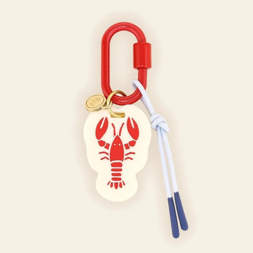 Acrylic Charms Retro Rope Woven Pendant Geometric Car Keyring Mobile Phone Pendant Fashion Cartoon Bag Chain Charms - Style E