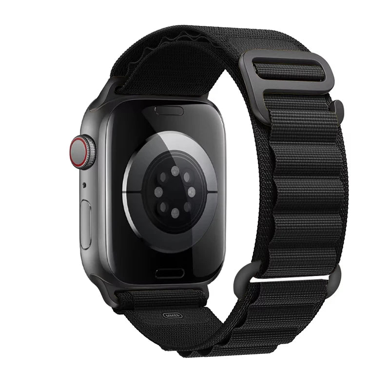 for Apple watch Straps 45mm 46mm 49mm 42mm iwatch Band 44mm 40mm Nylon Alpine bracelet correa Series 10 9 8 7 6 11 SE Ultra 2