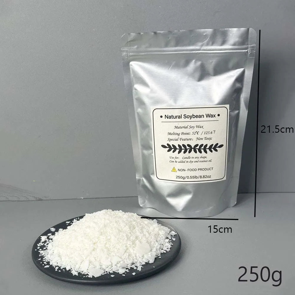500g/1kg Natural Soy Wax Flake DIY Candle Making Supplies Scented Candle Raw Material Smokeless Candles Wicks Making Crafts -
