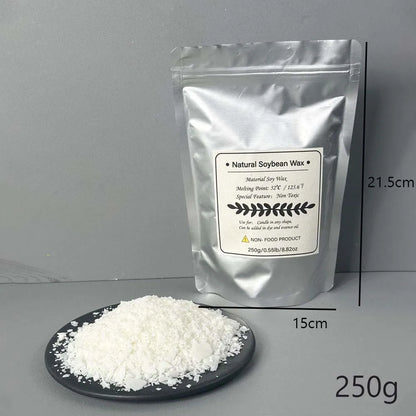 500g/1kg Natural Soy Wax Flake DIY Candle Making Supplies Scented Candle Raw Material Smokeless Candles Wicks Making Crafts -