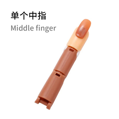 Nail Training Hand Nail Art Practice Model With Base Showing Shelf Manicurist Beginner Replace Finger Tips Nail Piece