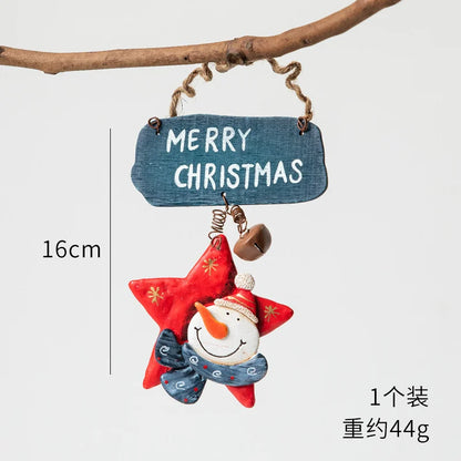 2022 Christmas Tree Decorations Christmas Resin Pendant Ornaments Home Decor DIY Kids Toys Gifts DIY Handmade Jewelry - SZ-10