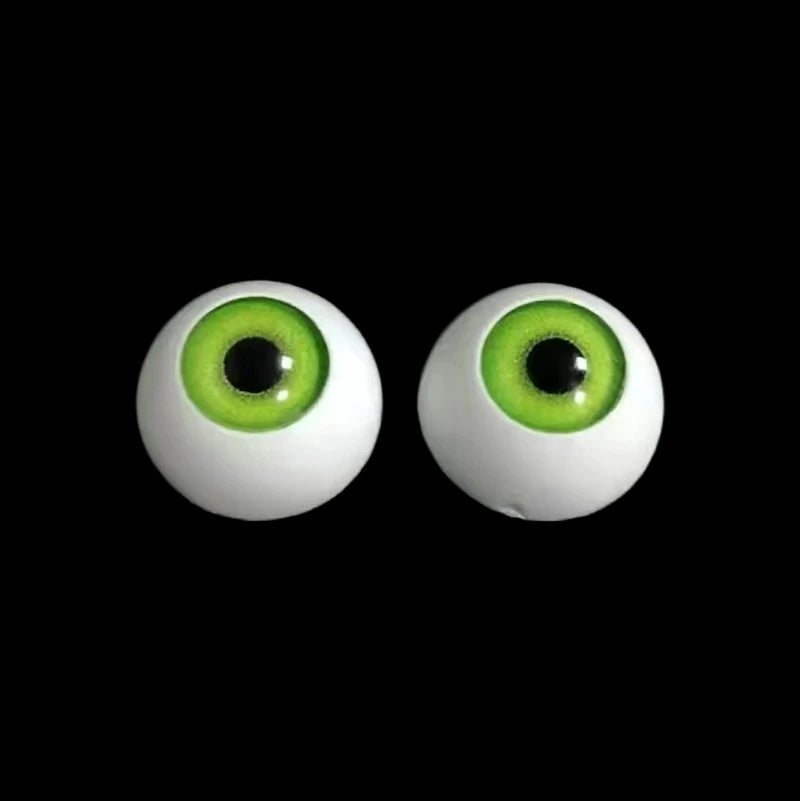 1 Pair 10mm/12mm/14mm/16mm/18mm Doll Eyeball For BJD DIY Doll Eyes Accessories Animal Eyes Acrylic Eyes Doll Eyeballs