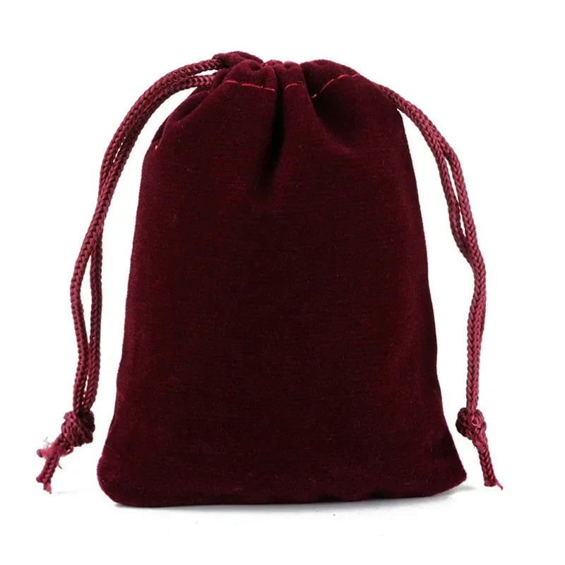 10/5/2PCS Velvet Drawstring Bags Satin Gift Bags Velvet Cloth Jewelry Pouches Wedding Favor Drawstring Bag Christmas Bag 5-5C