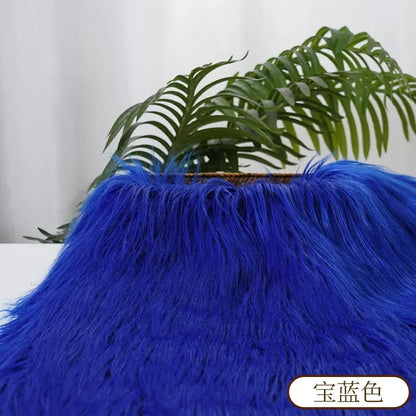25x45cm 9cmPile Faux Fur Fabric For Sewing Doll Toy Beard Hair DIY Patchwork Material Accessories Home Decoration Cosplay Fab