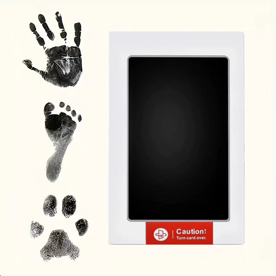 1 Set Baby Handprint Footprints Ink Pads Safe Non-toxic No-Touch Skin Inkless Inkpad Kits Pet Cat Dog Paw Prints Souvenirs Gi