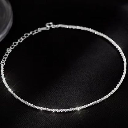 Stainless Steel Anklets Simple and exquisite Elegant chain design Fashion Anklets For Women Jewelry Party Gift Recommendation