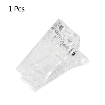Acrylic Nail Clip Transparent Gel Quick Building Nail Tips Clips Fingernail Extension UV Clamps Manicuring Art Builder Tools 