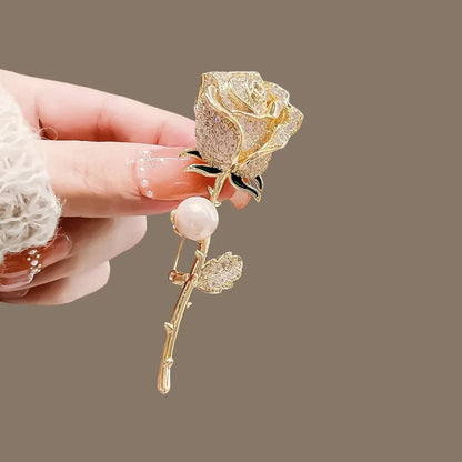 Small Cute Little Girl In Black Dress Nurse Brooches Rhinestone Crystal Brooch Pin Drop Oil Corsage Clothing Coat Jewelry - X
