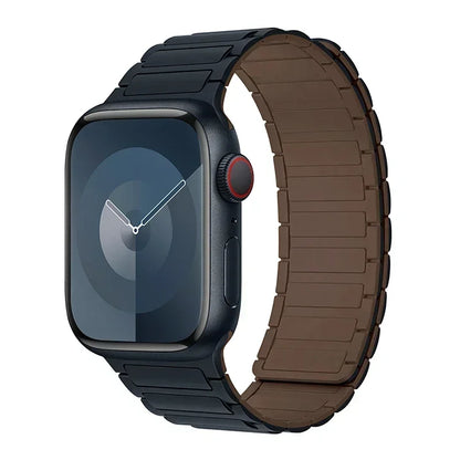 Magnetic Loop for Apple Watch Bands 44mm 40mm 49mm 45mm 41mm 38mm Silicone Bracelet iWatch Series 9 8 7 6 5 4 3 Se ultra 2 st