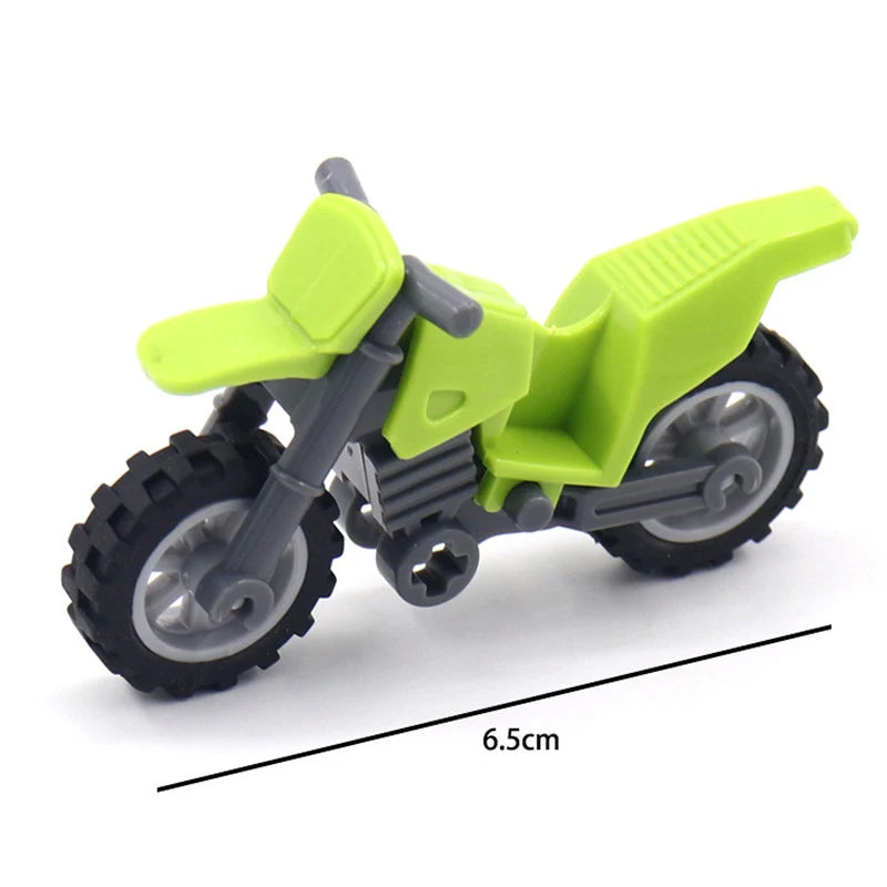 Military Motorcycle Car Weapon Model Building Blocks Educational Toys for Children Gifts City Military Motor Kids Gifts Toy -