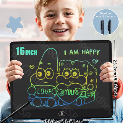 8/11/13/16 Inch LCD Drawing tablet Writing Board Kids Doodle Painting Handwriting Pad Toy for 3 4 5 6 7 8 Years Girls Boys Gi