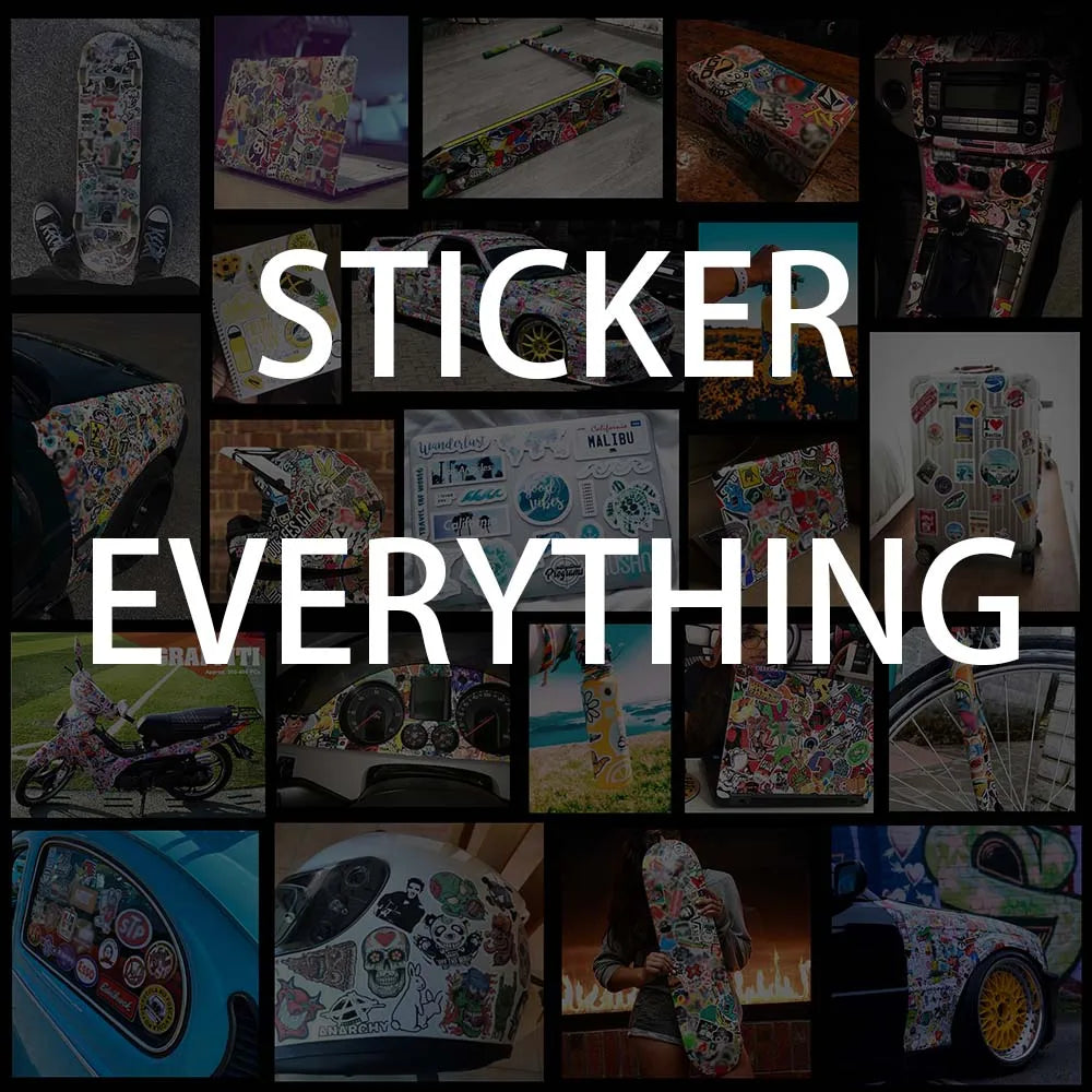 10/20/50/100pcs Cool JDM Stickers Auto Car Modify Motorcycle Scooter Bike Skateboard Laptop Graffiti Vinyl Decals Sticker Bom