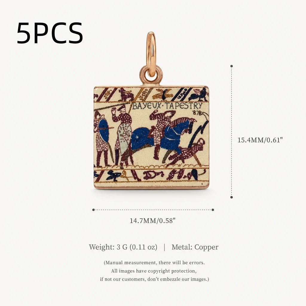 Mini World History Antique Figurine Charms Artifact Pendant, Vintage Ornaments For Necklace Bracelet Bag DIY Jewelry Making -