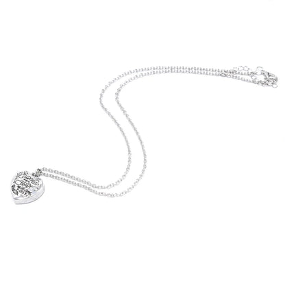 Heart Urn Necklace for Ashes - Cremation Jewelry Keepsake Memorial Pendants Gift