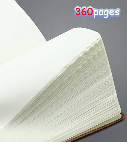 Notebooks A6 360P Lined/Blank Page Diary Planner Journal Notepad Stationery For Office School Supplies Bullet Sketch Agenda 2