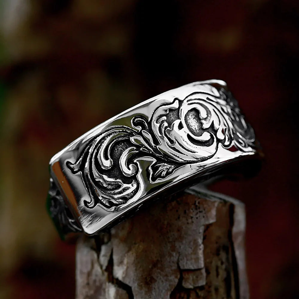 Fashion 316L Stainless Steel Simple Rings For Men Women Punk Hip Hop Square Band Flat Top Signet Ring Charm Party Jewelry Gif