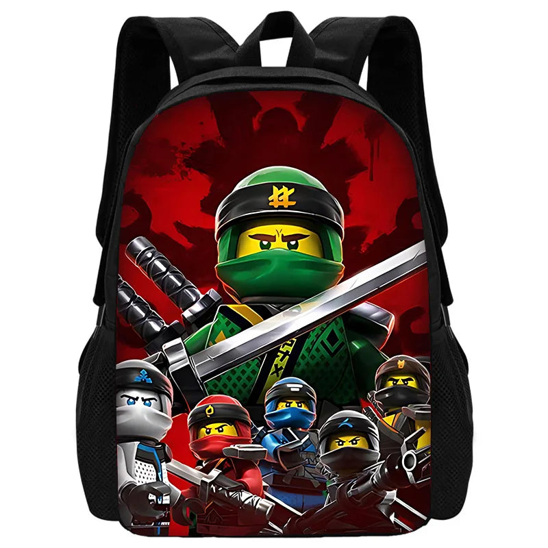 Child School Cool Game NinjagoS-Backpack with Lunch Bags ,Pencil Bags ,School Bags for Boys Girls Best Gift - BB-46X23A4
