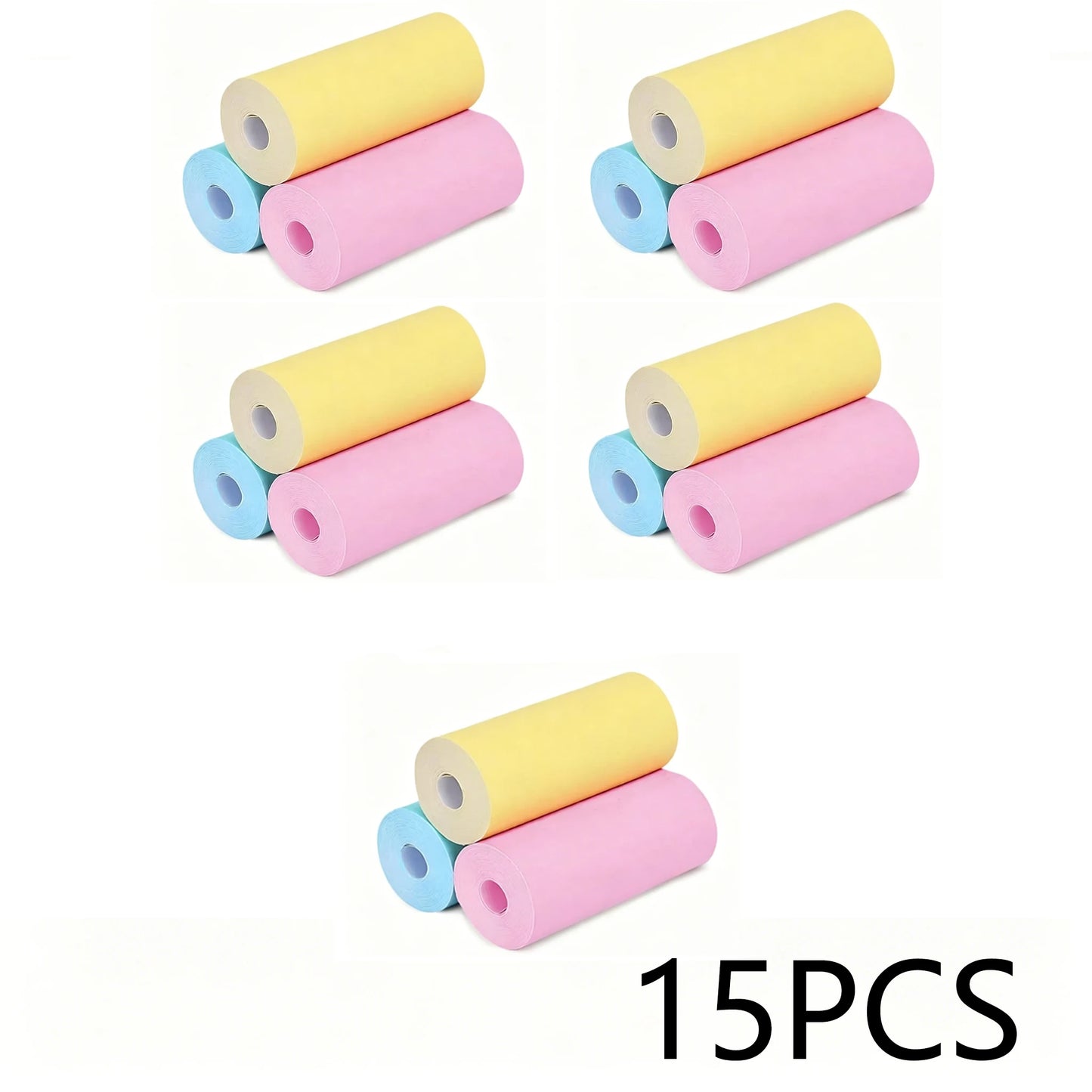 3-20 Rolls 57x25MM Thermal Paper Color Children Camera Instant Print Kids Camera Printing Paper Replacement Accessories Parts
