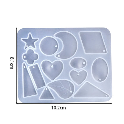 Silicone Mold, Earring Pendant Silicone Mold Set, Resin Mold for Jewelry Making, Epoxy Resin Molds, DIY Charms and Pendants