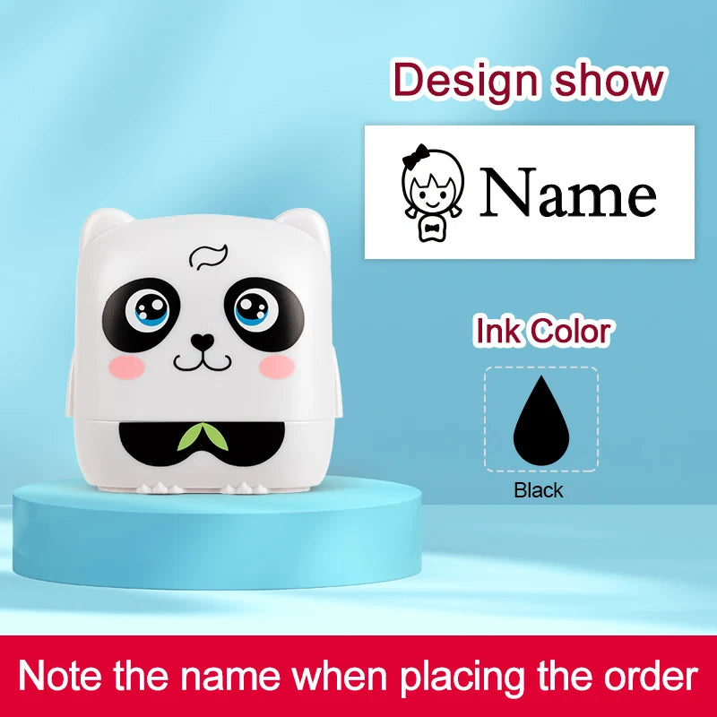 ‌Personalized Custom Name Stamp for Kids - Waterproof Durable School Stamp, Non-Fade Ink,Unique Educational Gift for Students