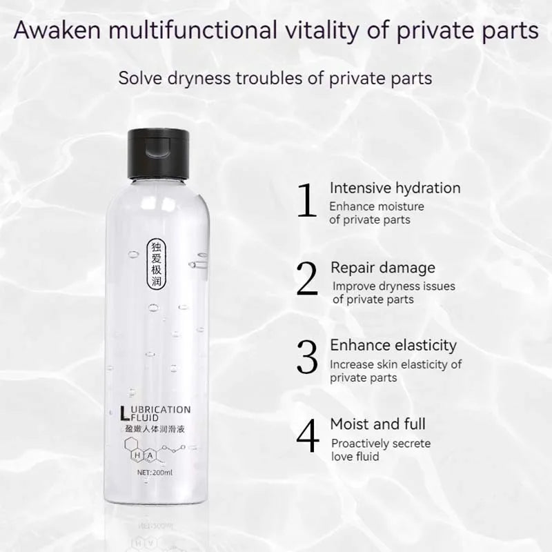200ML Water based Lubricant Safe Intimate Gel Vaginal Anal Lube Lubricating Oil Adult For Women Men And Couple Erotic Tools