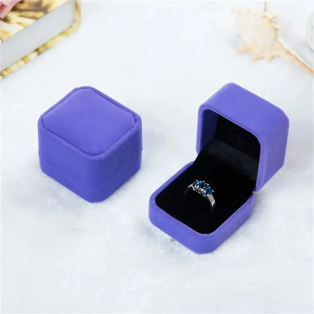 Jewelry Packaging Necklace Packaging Organizer Ring Box Bulk Gift Box Earring Holder Gift Box Necklace Organizer - Purple