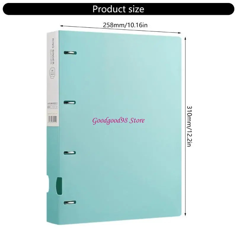 File Folders Display Book 4-Rings Binders 4 Hole Binders Folders for Students