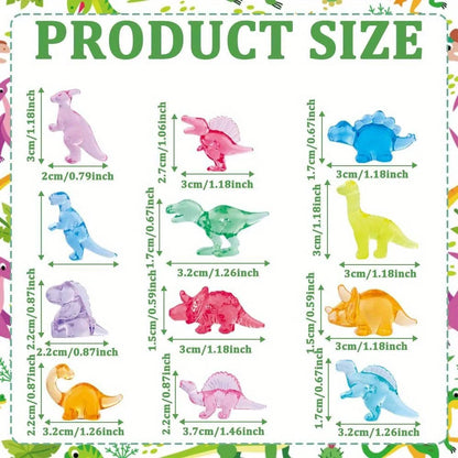Mini Dinosaur Figurines 12 Styles Tiny Resin Animals Vase Fillers Micro Landscape Decor