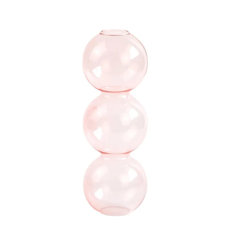 Nordic Glass Vase Home Decor Living Room Decoration Terrarium Flower Vase Plant Pots Decorative Home Accessories Decoration G