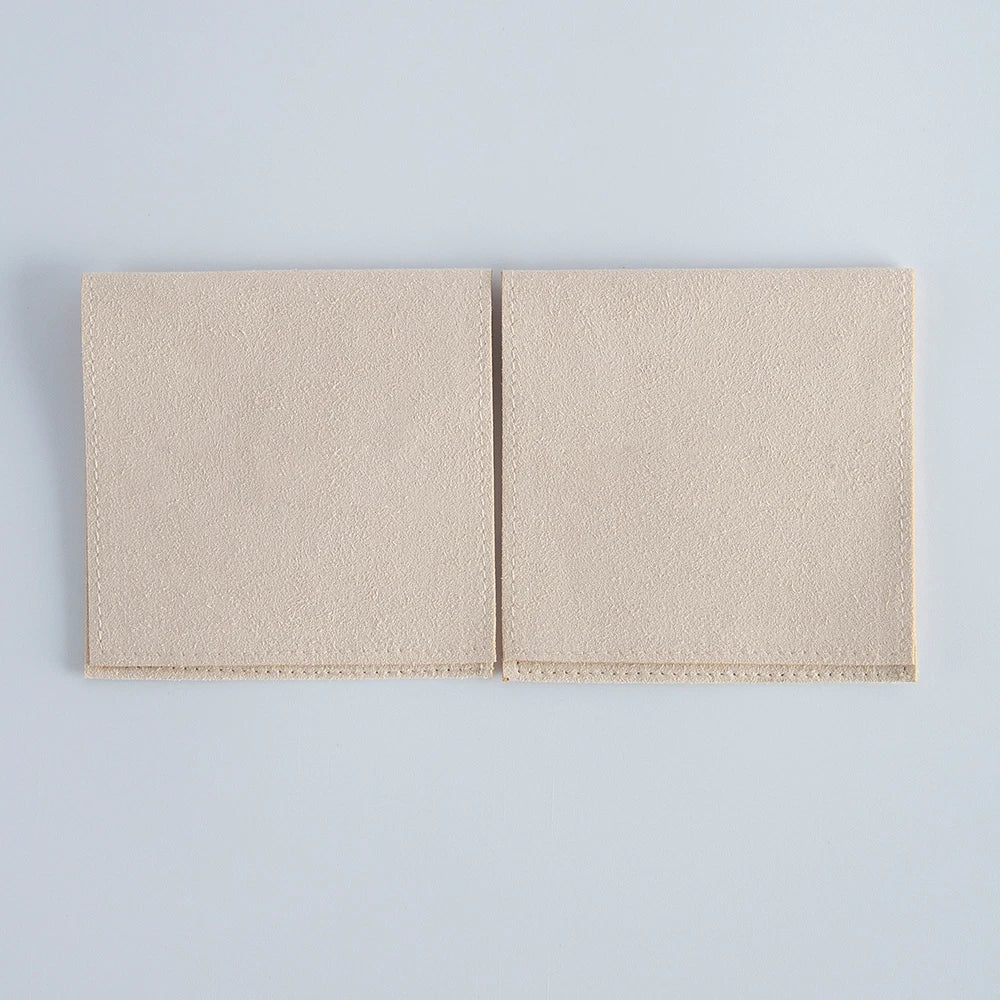 10pcs Velvet Jewelry Packaging Pouches Chic Wedding Favor Bags Cream Microfiber Cosmetic Bags Product Package Wedding Gift Ba