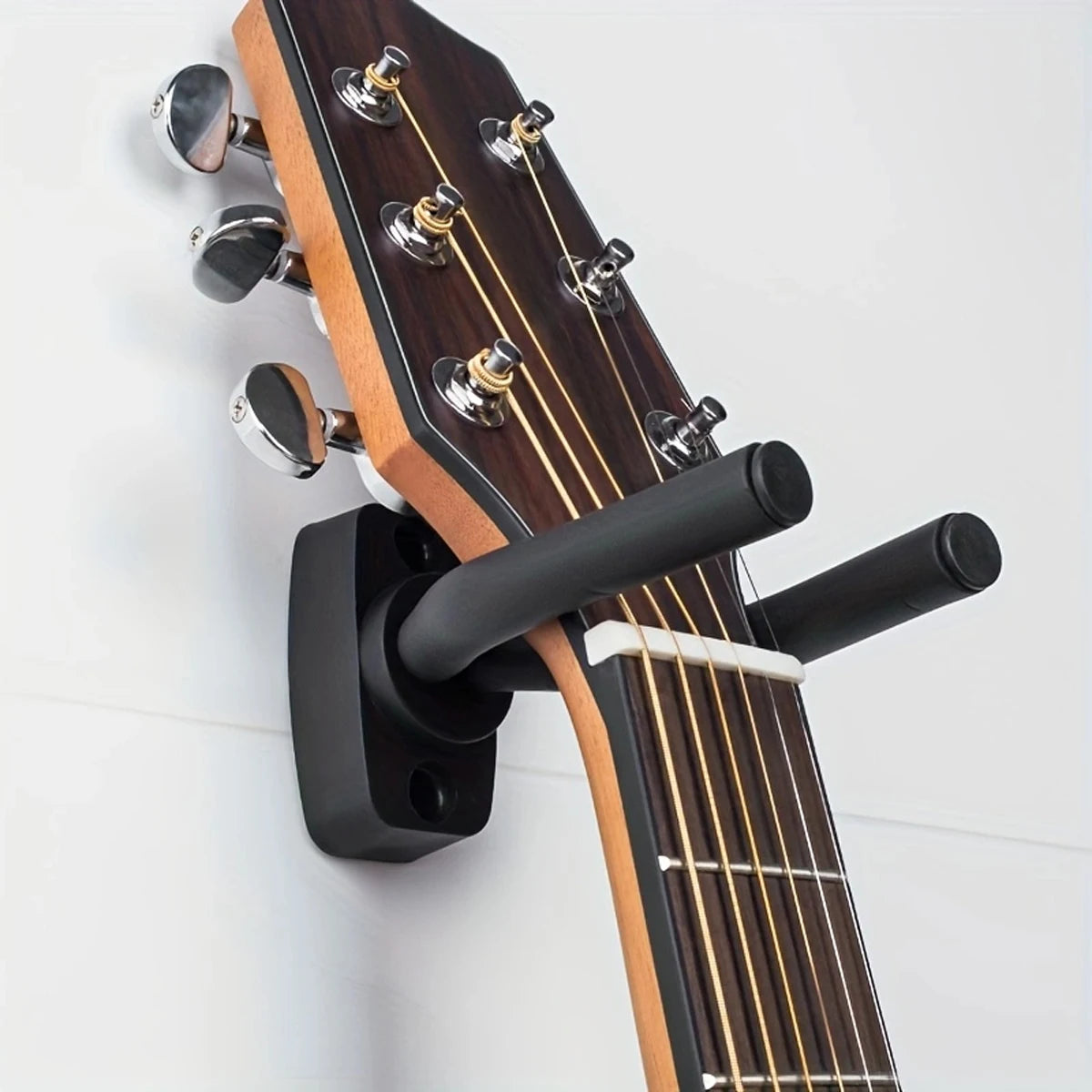 1pc Versatile Guitar Wall Mount Hanger For Multiple Specifications - Electric/Classical/Folk Guitars, Bass Guitars - Metal Ho