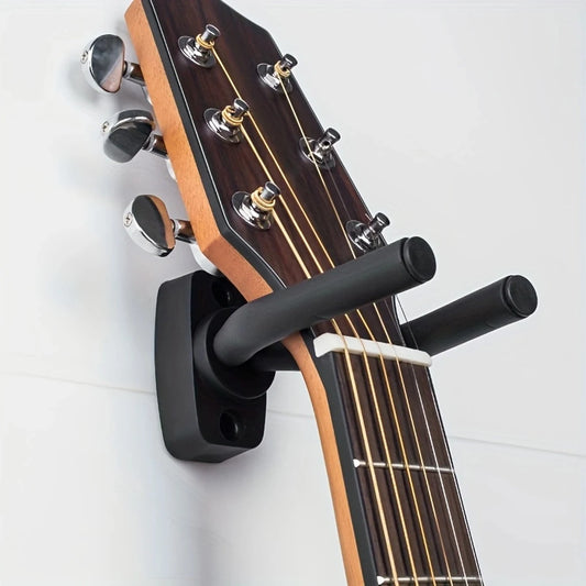 1pc Versatile Guitar Wall Mount Hanger For Multiple Specifications - Electric/Classical/Folk Guitars, Bass Guitars - Metal Ho
