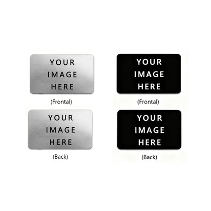 Custom Double-Sided Aluminum Metal Cards Uv Printed Personalized Character Scenic Pet Credit Styles Unique Souvenir Gift Opti