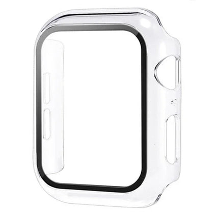 Glass+Cover For Apple Watch case 10 9 8 7 6 SE 5 iWatch Accessorie Screen Protector iWatch series 46mm 44mm 40mm 41 45mm 38 4