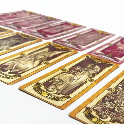 Anime Cosplay Card Captor Sakura KINOMOTO Clow Cards Tarot Prop Paper Poker Card Funny For Family Friend Party Xmas Accessori