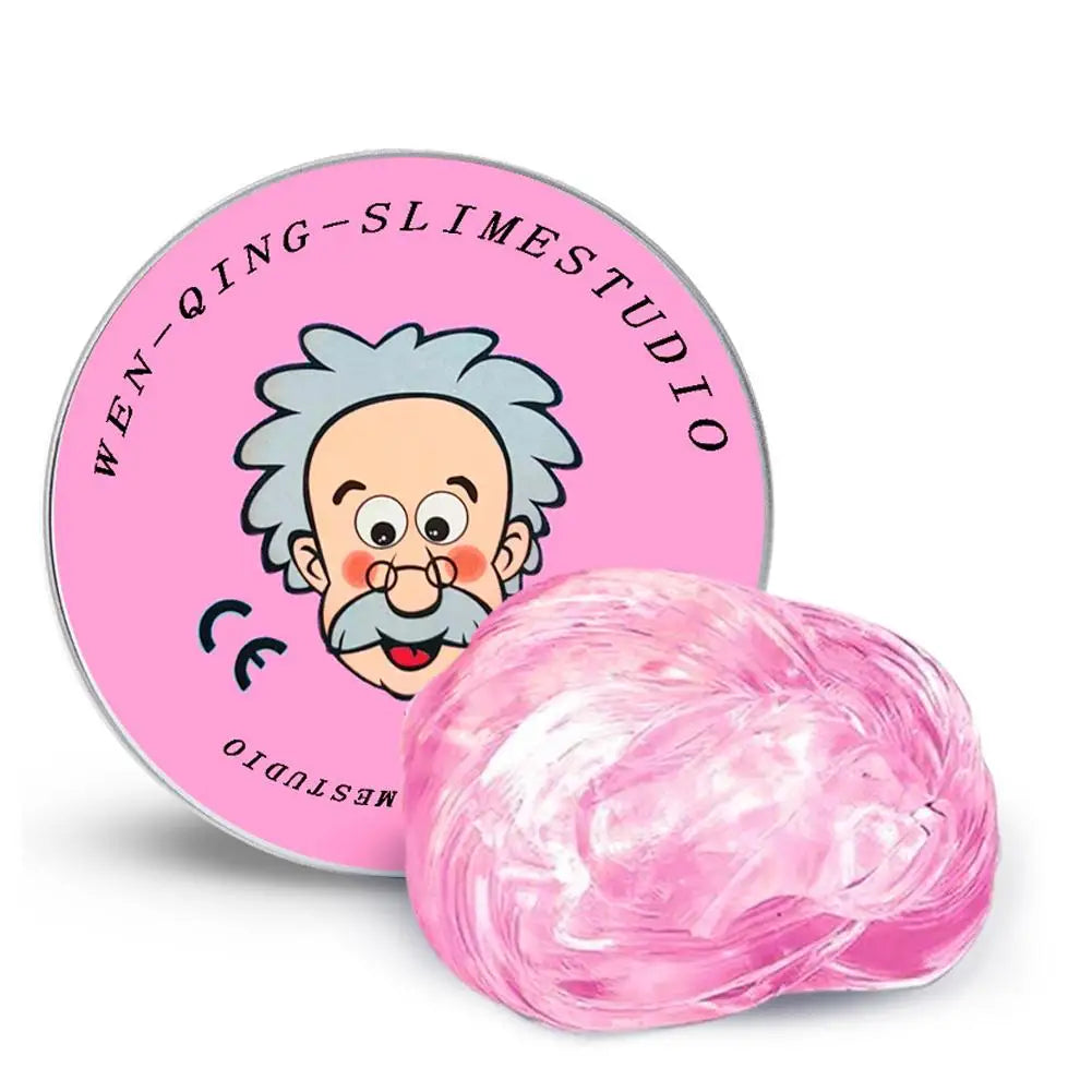 Lab Putty Crystal Clear Glass (1 Pack) Beste Denkende Slimme Crazy Stress Putty met Tin, Sensory & Bouncing Speelgoed - Pink