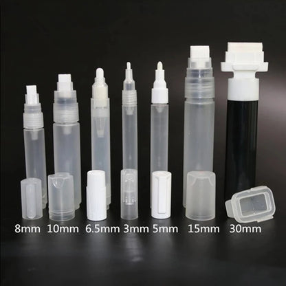 5pcs/lot Polyester Nibs for 3mm 5mm 6.5mm 8mm 10mm 30mm Barrels Tube Liquid Chalk Markers Paint Pen Accessories Replaceable N