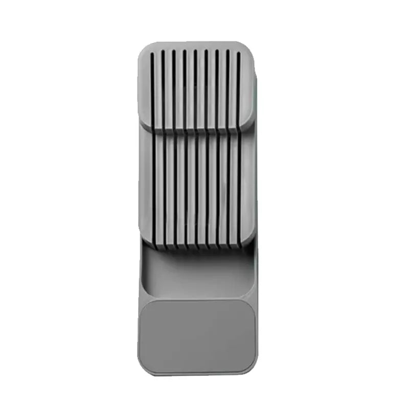 Kitchen Drawer Cutlery Storage Tray Knife Holder Spoon Forks Tableware Organizer Container For Spice Bottles Knives Block Rac