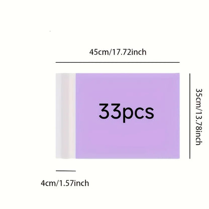 33 Pcs Purple Poly Mailers Self-Seal Shipping Bags, Uncoated Reusable Polyethylene Mailing Envelopes with Adhesive Strip, Wat