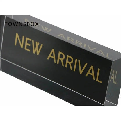 Store Shop Advertising Signage Logo Mark Brand Plate Acrylic Block Letters Block Customized Price Info Billboard