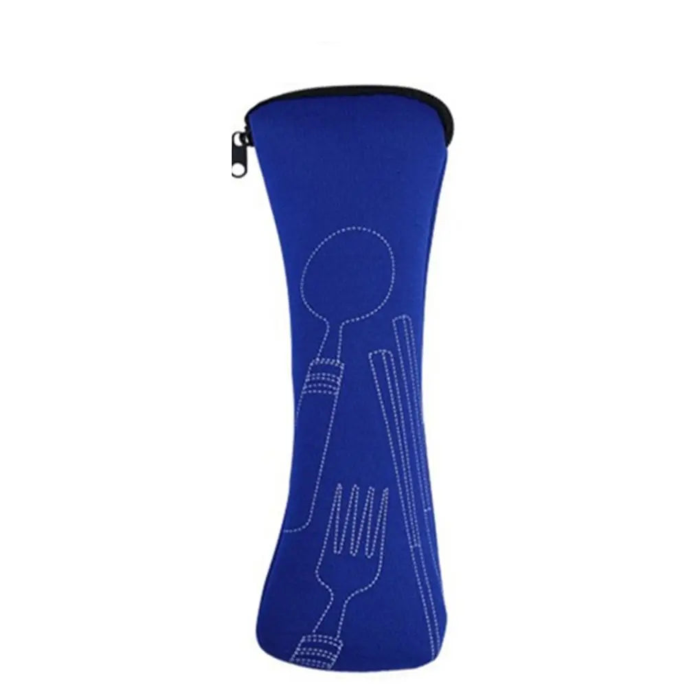 Travel Packaging Tableware Bag Picnic Portable Tableware Case Without Dinnerware Cutlery Bags Picnic Fork Spoon Storage Box -