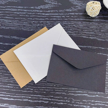 20/50/100PCS Classical Mini Paper Window Envelopes - Wedding Invitation, Gift Envelopes, Birthday Party Greeting Card Envelop