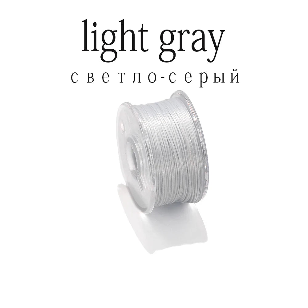 50Yards Nylon Bead Thread Nonelastic Beading Threads Seed Beads Cord Thread for DIY Bracelets Necklace Jewelry Making Supplie