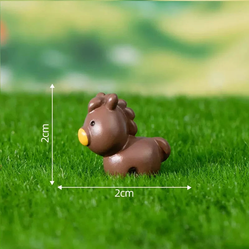 5/10/20/40 Mini Resin Animals Miniatures, 40 Styles Tiny Animal Figures for DIY Micro Fairy Garden Landscape Crafts Accessori
