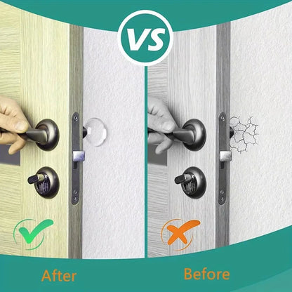 Door Knob Wall Shield Clear Soft Rubber Door Stopper Door Handle Bumper Wall Protector Mute Stickers Muffler Pad Protective P