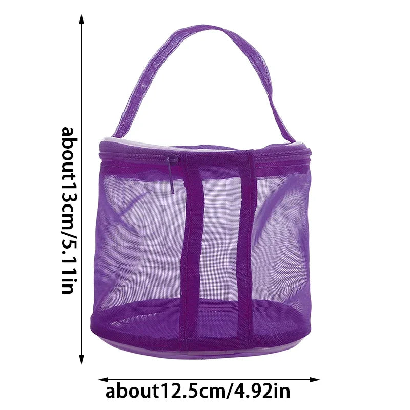 1 PC，Portable Yarn Storage Bag Hollow Mesh Knitting Wool Yarn Bags Crochet Yarn Handbag Organizer Weave Tools Sewing Accessor